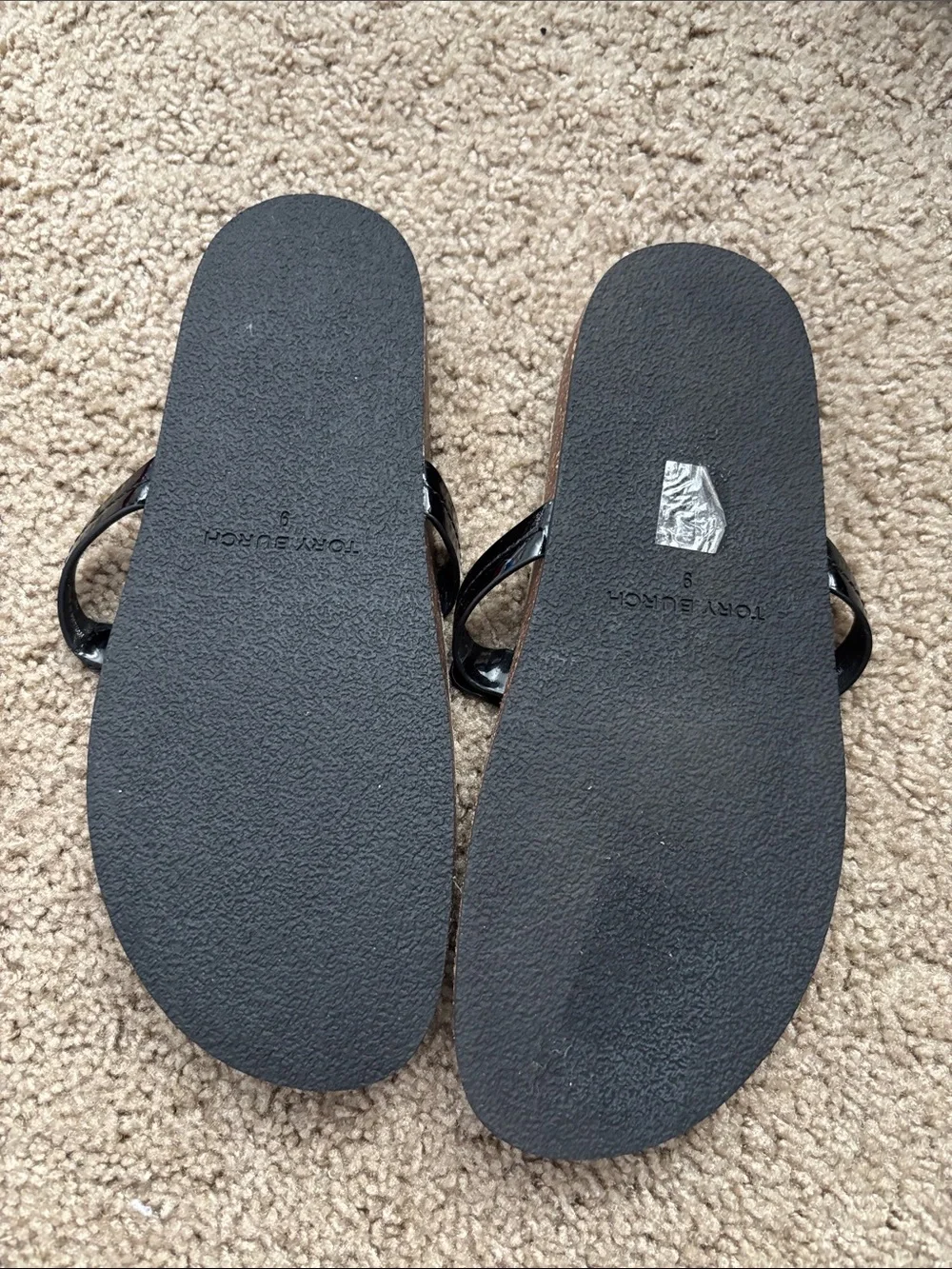 Tory Burch Black Miller Cloud Sandal, NWT